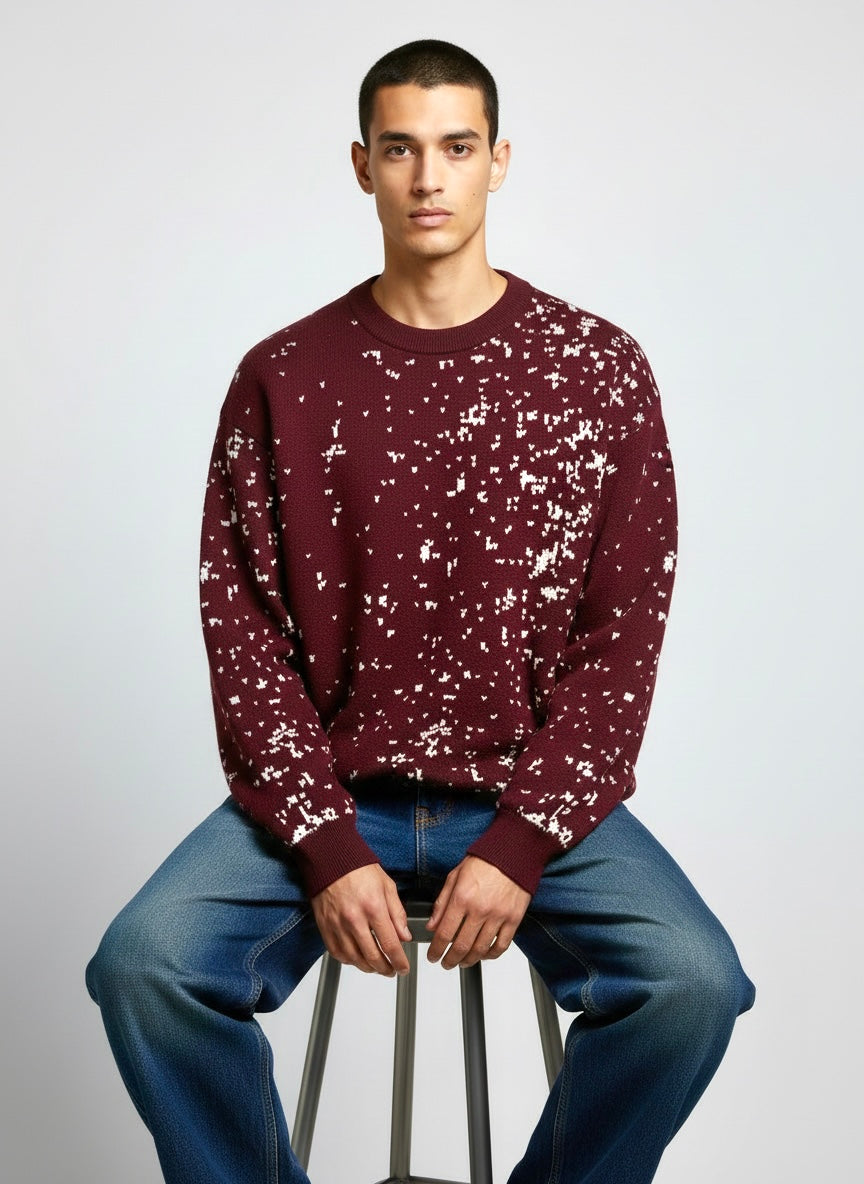 Cosmic Dust Knit (WINE)