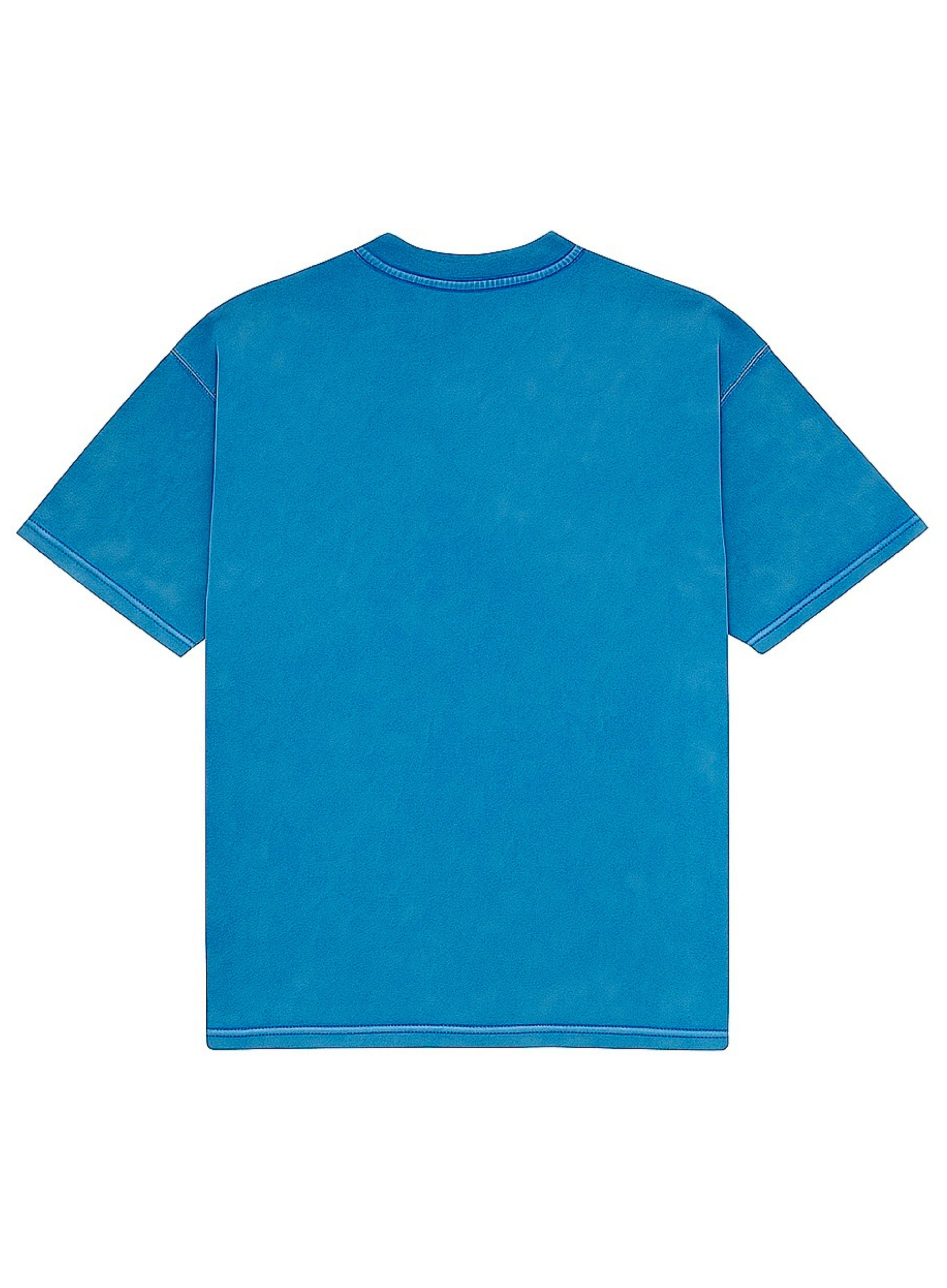 FADED FOUNDATION TEE - BLUE