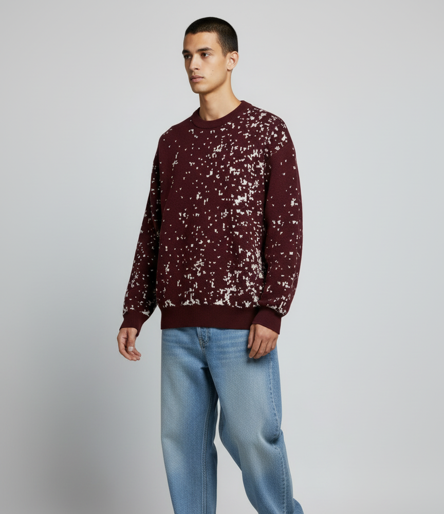 Cosmic Dust Knit (WINE)