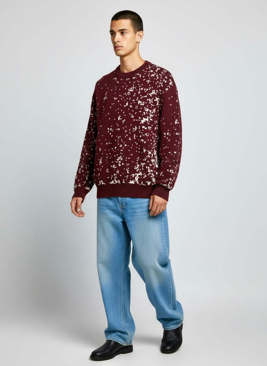 Cosmic Dust Knit (WINE)