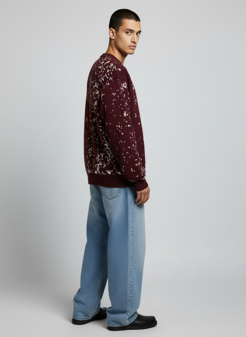 Cosmic Dust Knit (WINE)