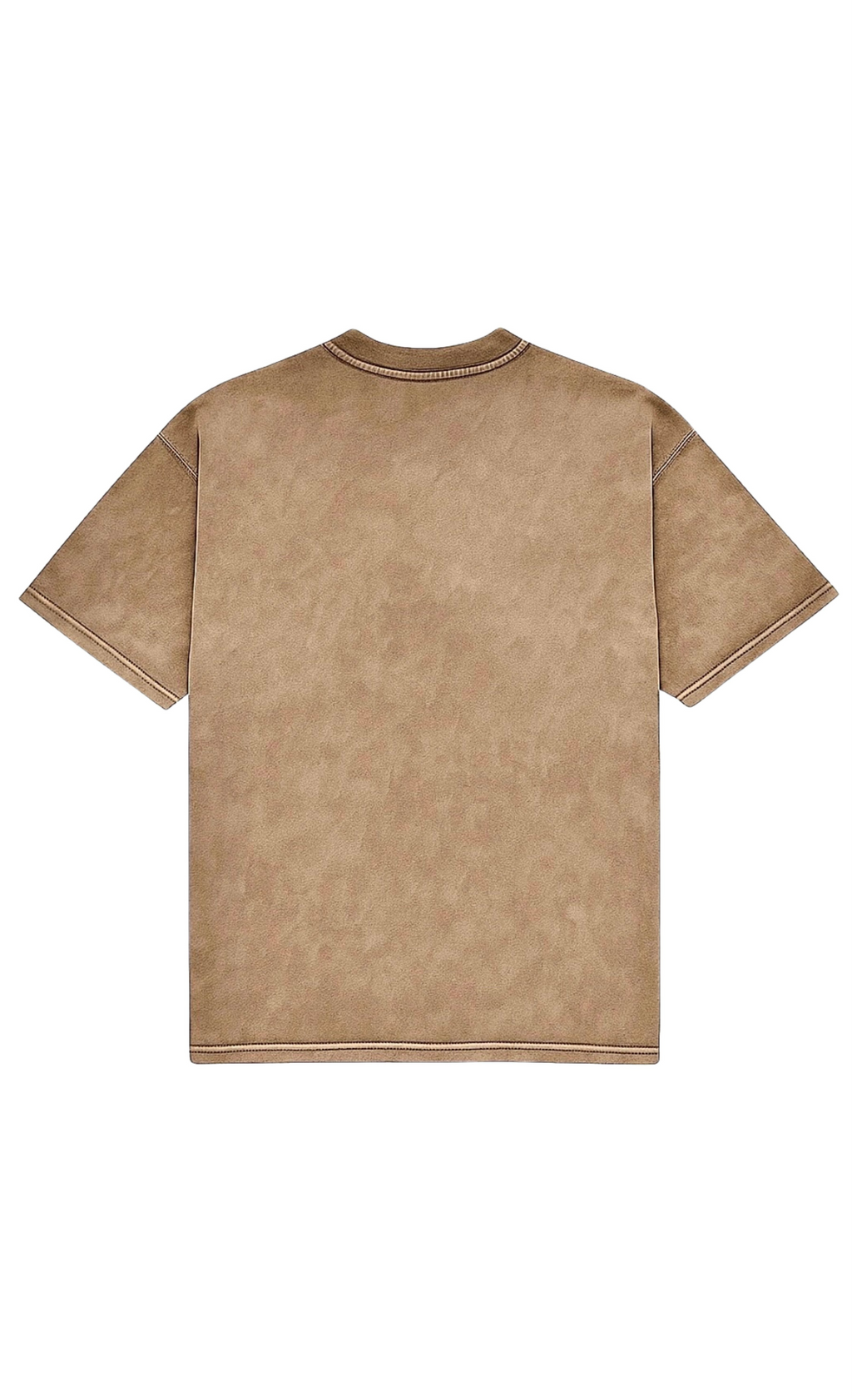 FADED FOUNDATION TEE -BROWN