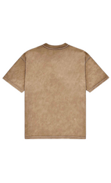 FADED FOUNDATION TEE -BROWN