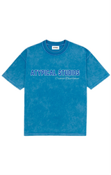 FADED FOUNDATION TEE - BLUE