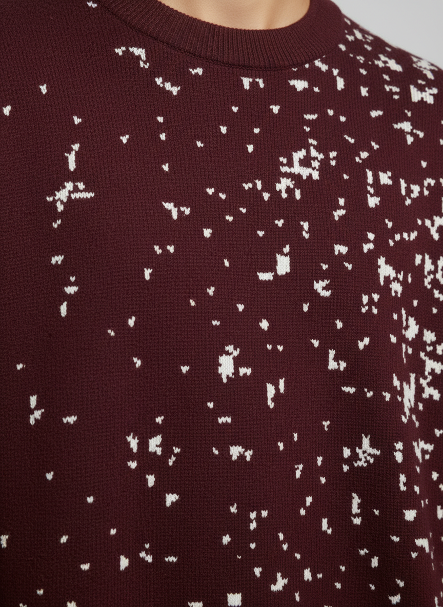 Cosmic Dust Knit (WINE)