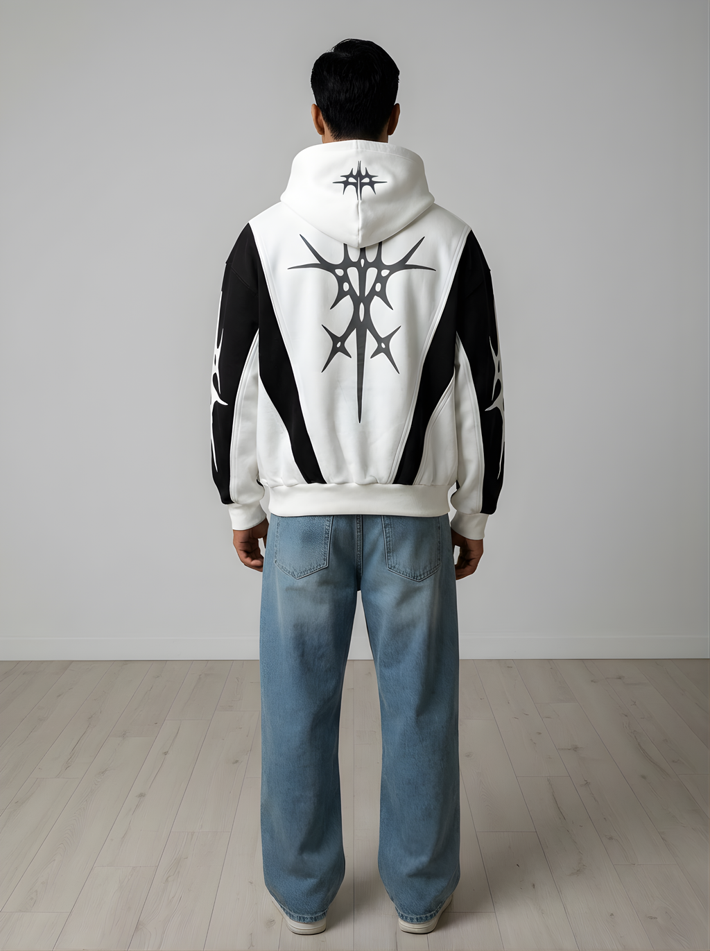 Abstract Spider Web Hoodie