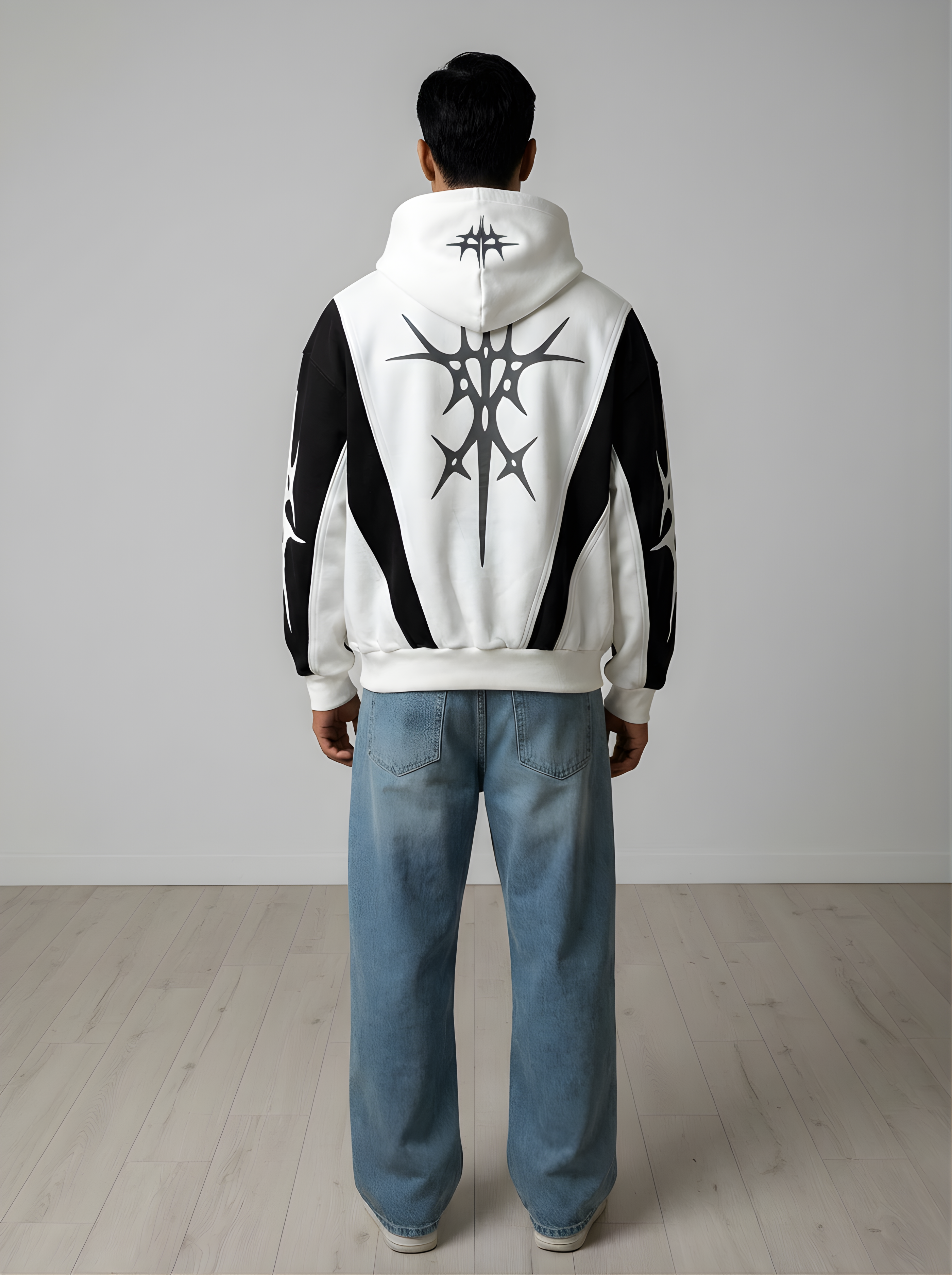 Abstract Spider Web Hoodie