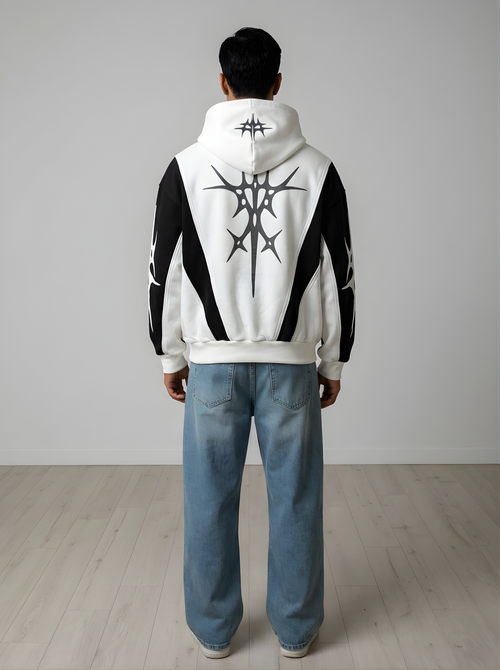 Abstract Spider Web Hoodie