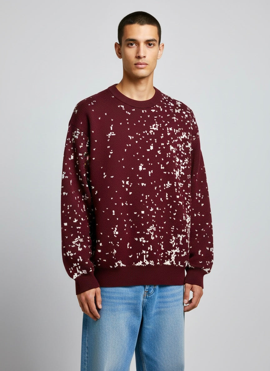 Cosmic Dust Knit (WINE)