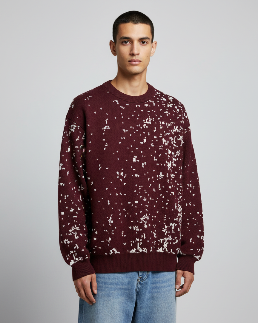 Cosmic Dust Knit (WINE)