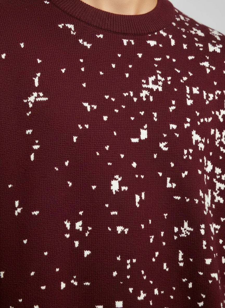 Cosmic Dust Knit (WINE)