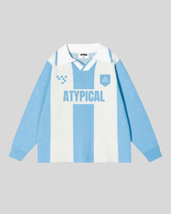 Skyline Stripes Polo Knit