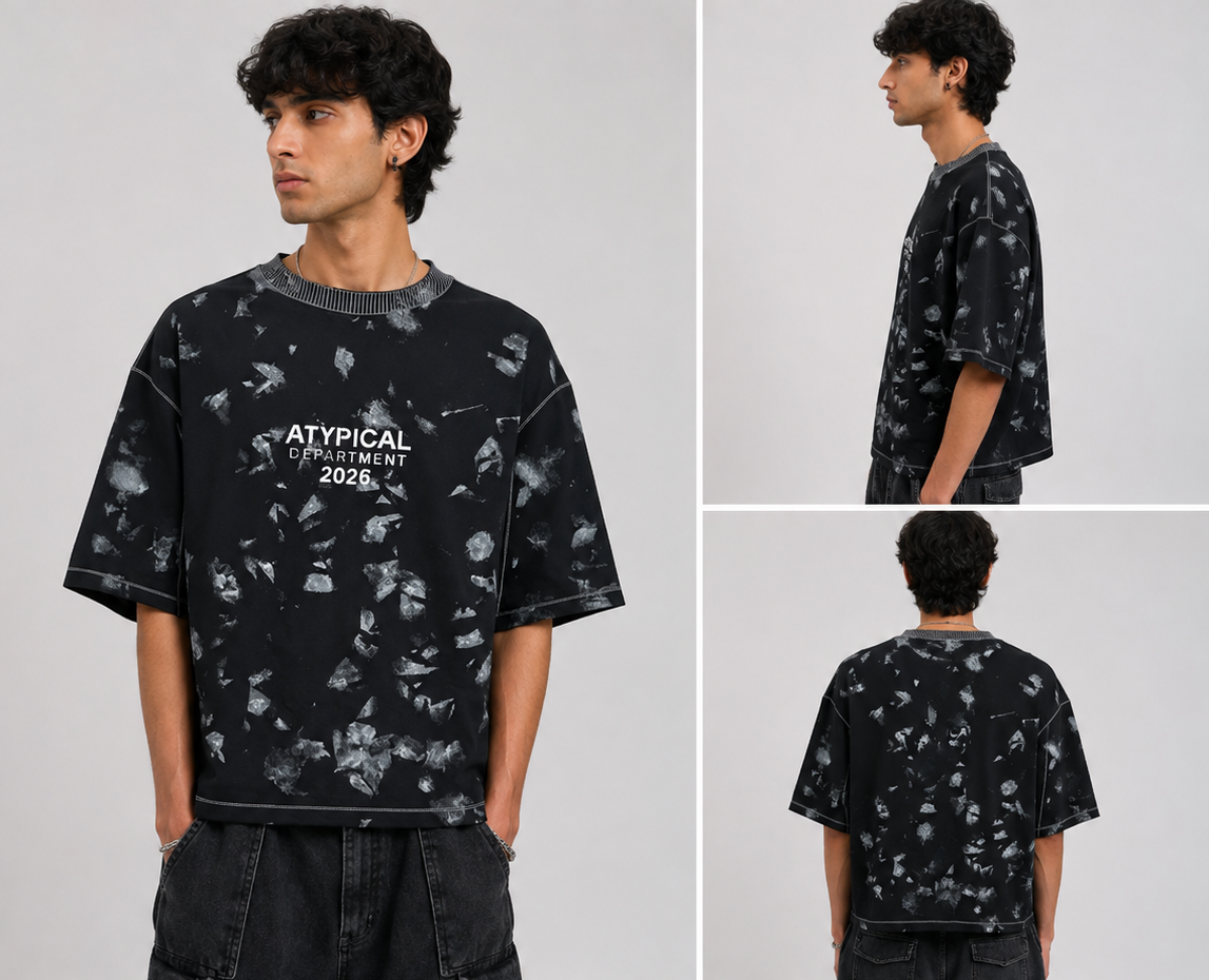Splatter Wash Black