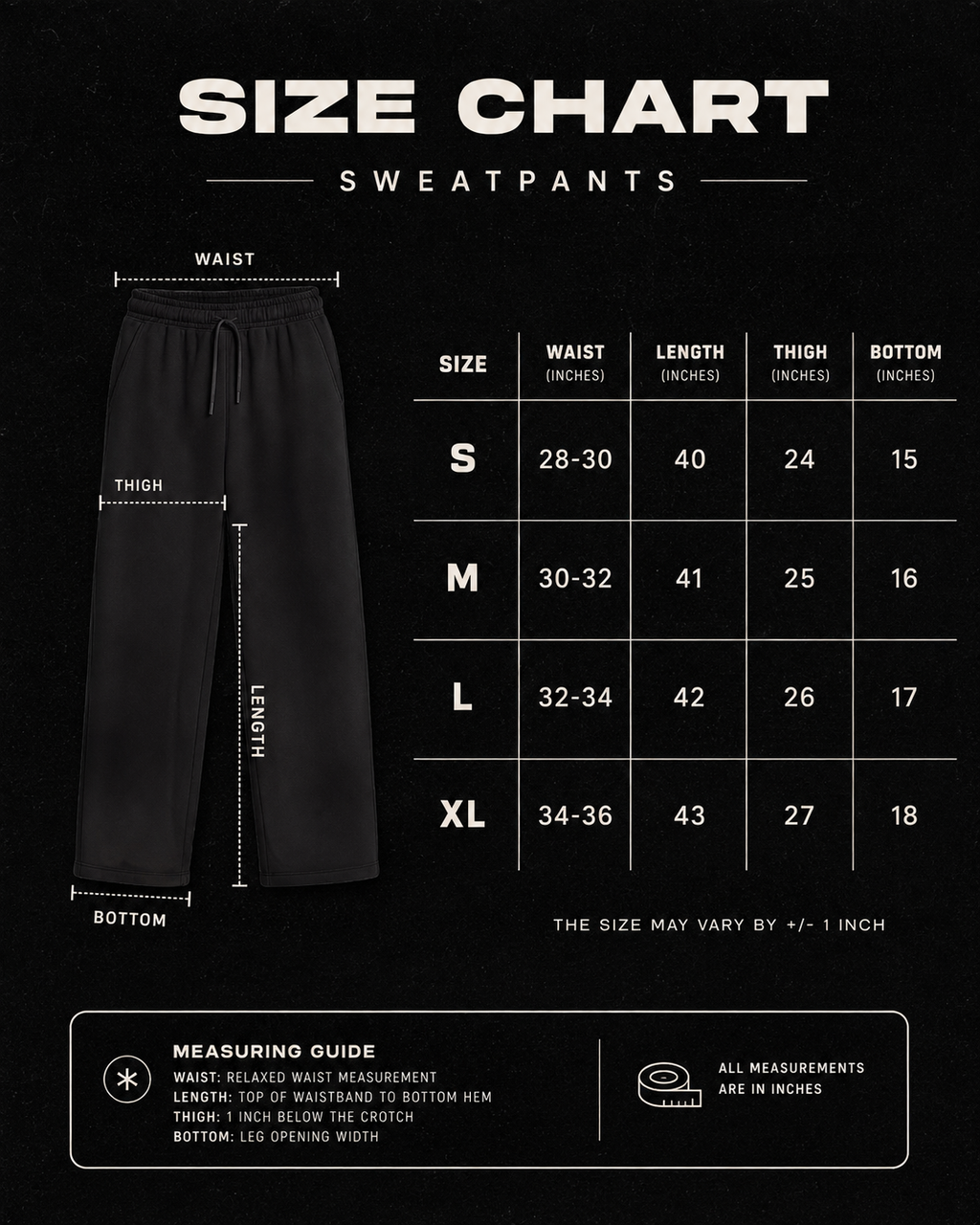 Signature Script Sweatpants Black