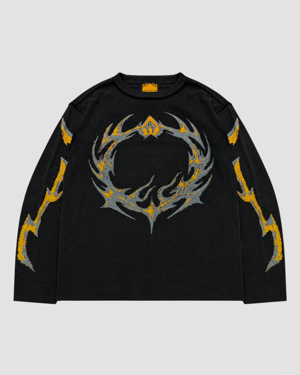 Flame Knit Waffle Black