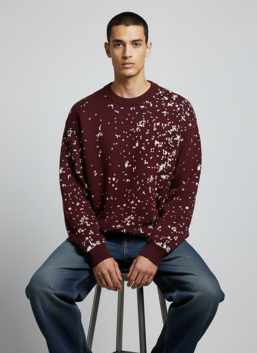 Cosmic Dust Knit (WINE)