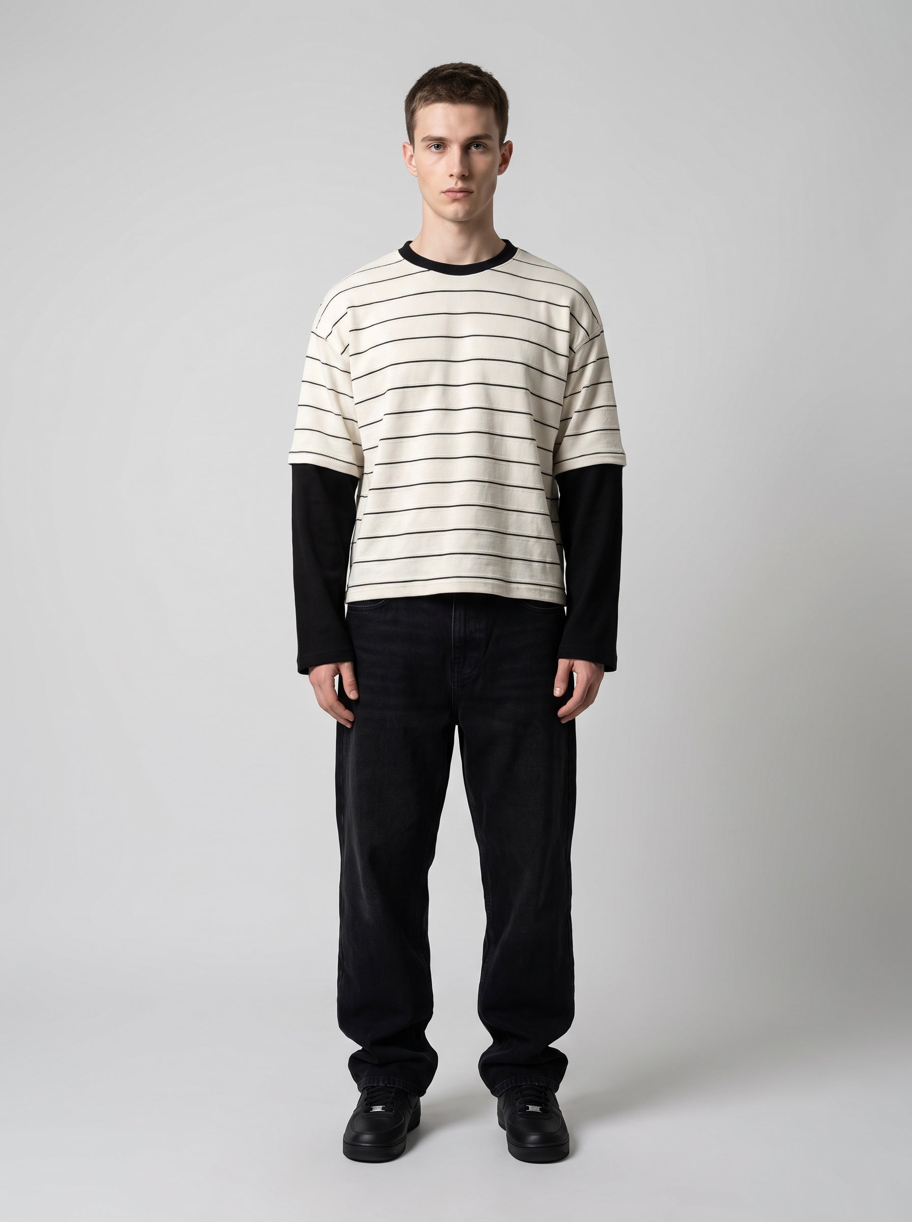 Interline Tee // Waffle sleeves