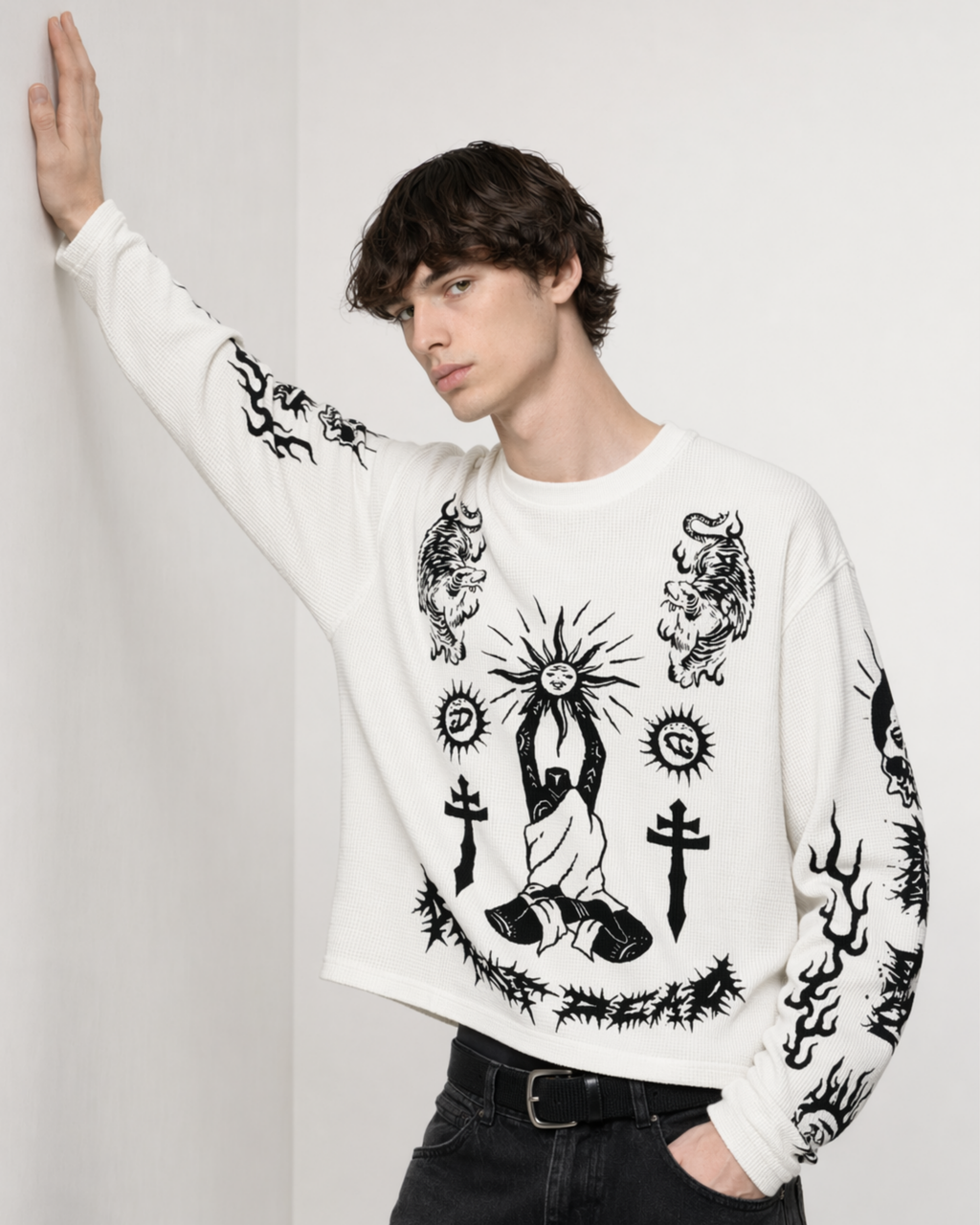 Celestial Rise Waffle Tee