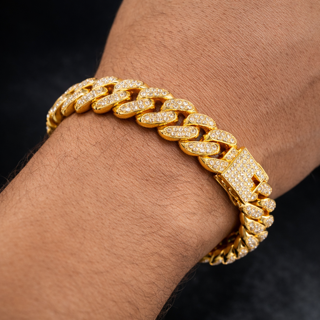 Iced Gold Bracelet