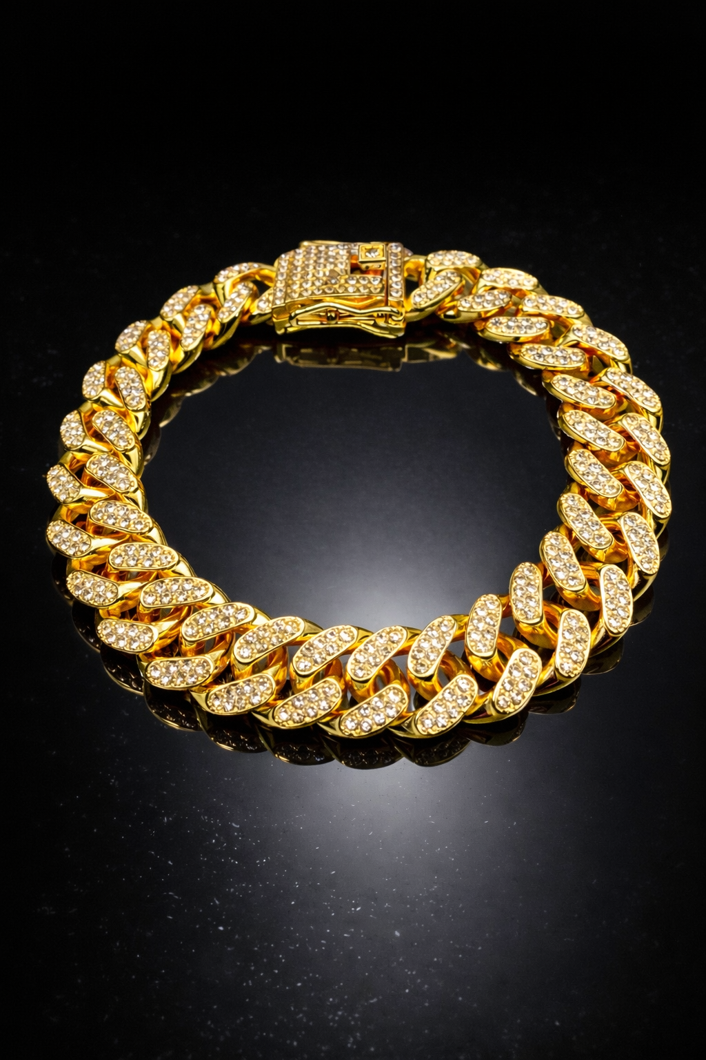 Iced Gold Bracelet