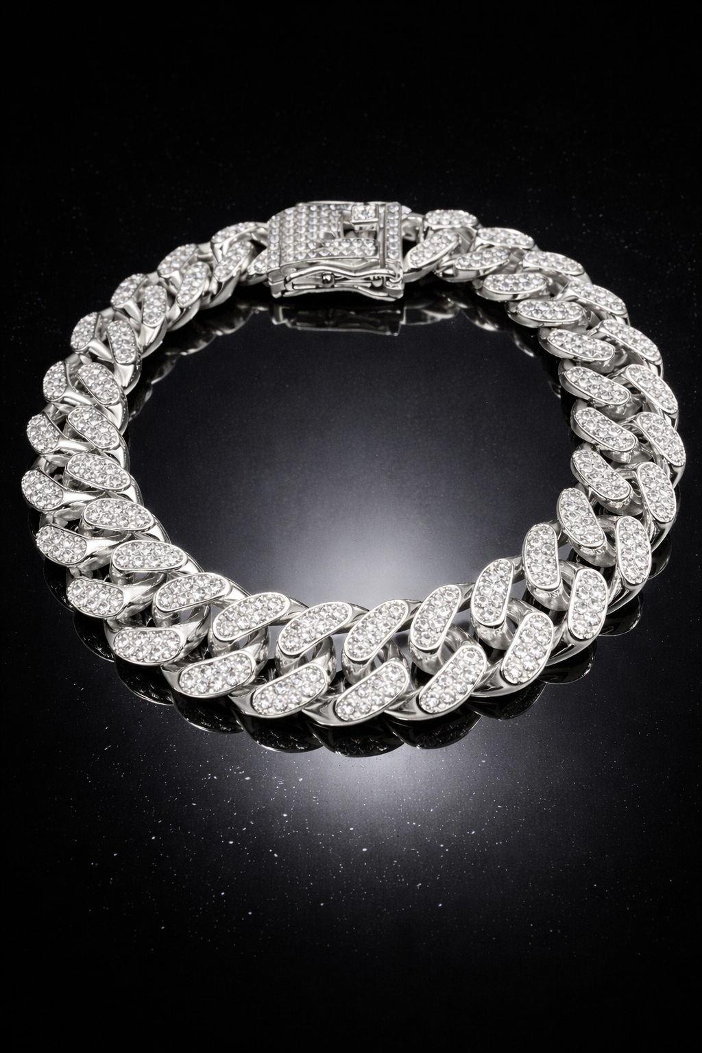 Iced Silver Bracelet