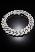 Iced Silver Bracelet