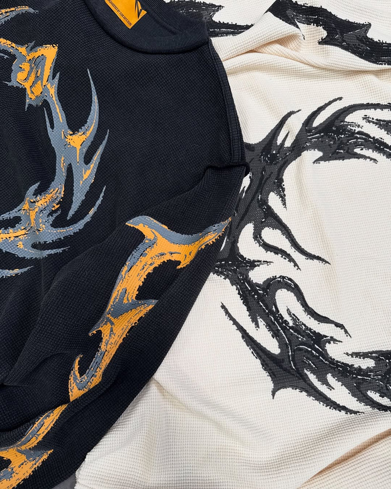 Flame Knit Long Sleeve