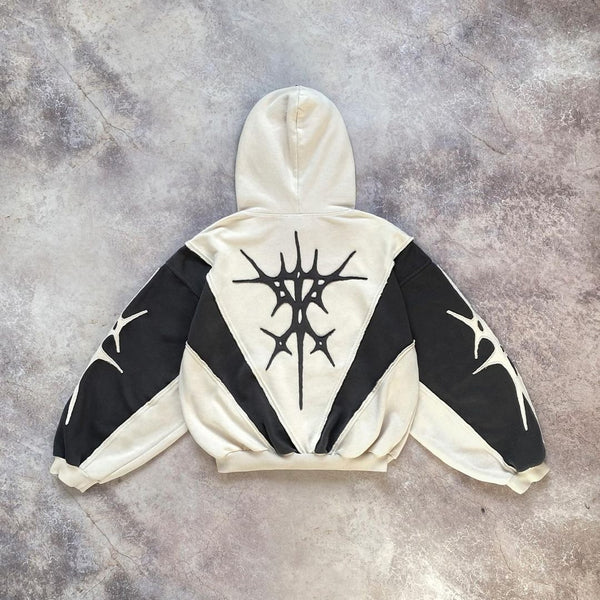 Abstract Spider Web Hoodie