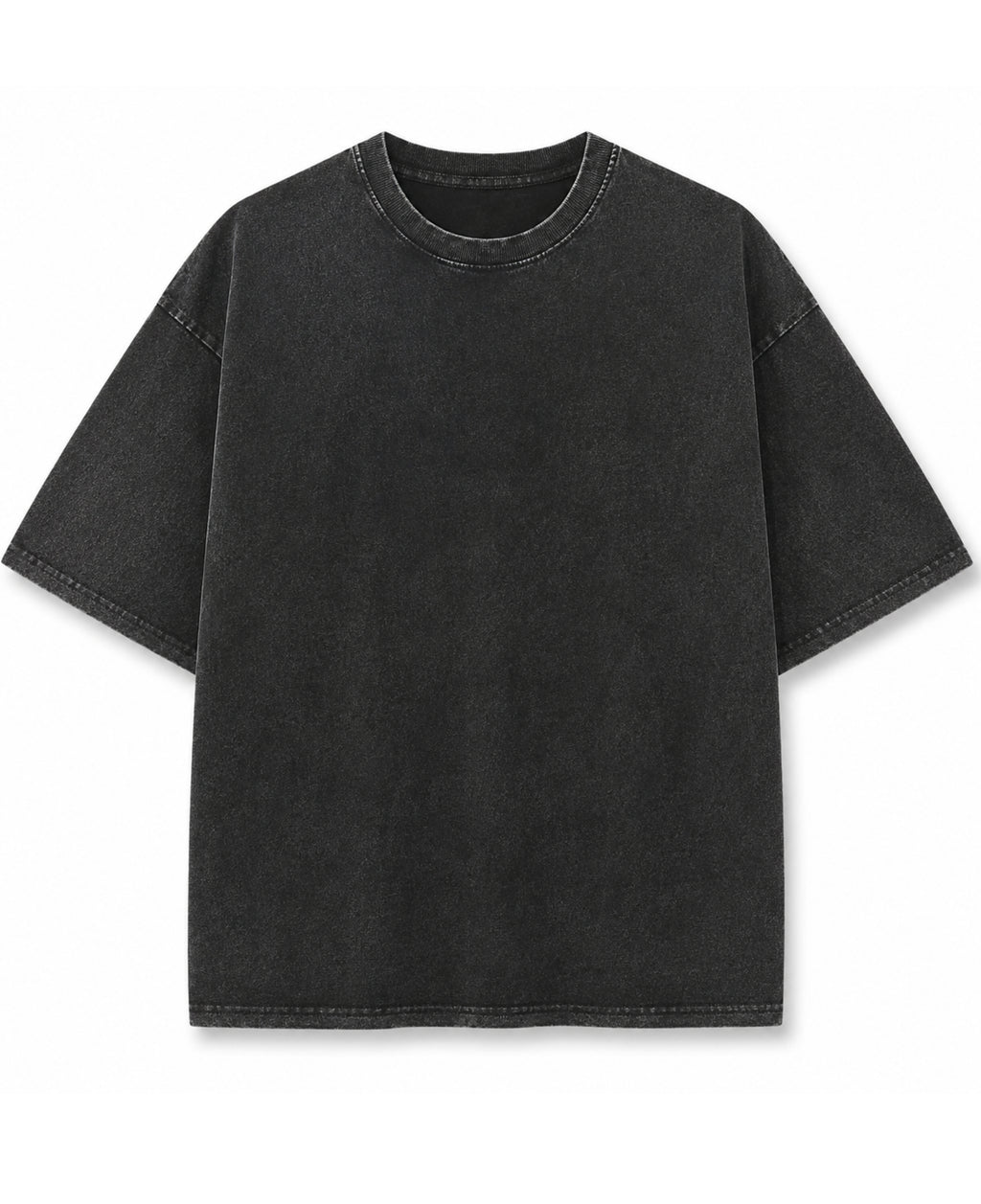 Vintage Fade Wash Oversized T-shirt Front Design