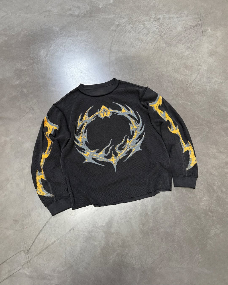Flame Knit Long Sleeve